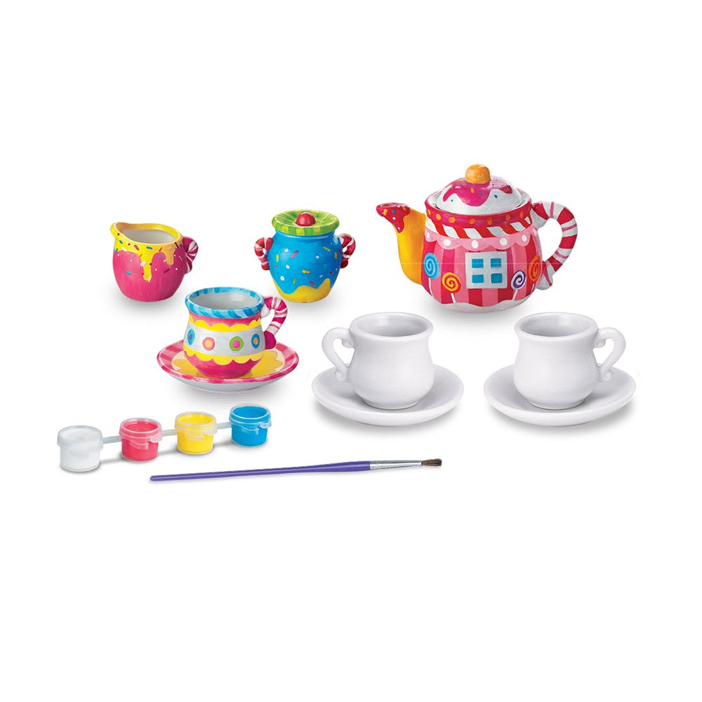 Paintable tea hot sale set